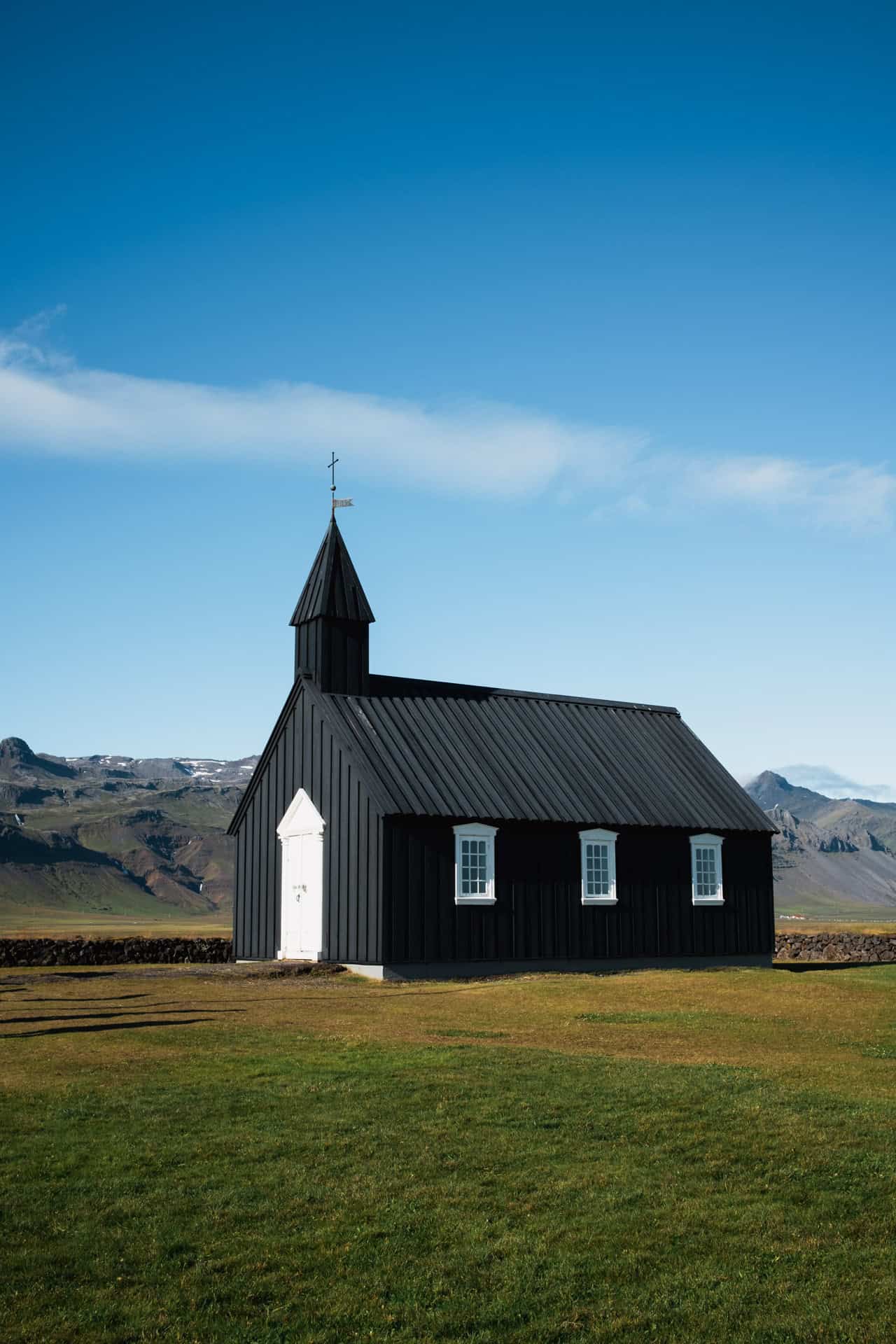 Chiesa nera in Islanda