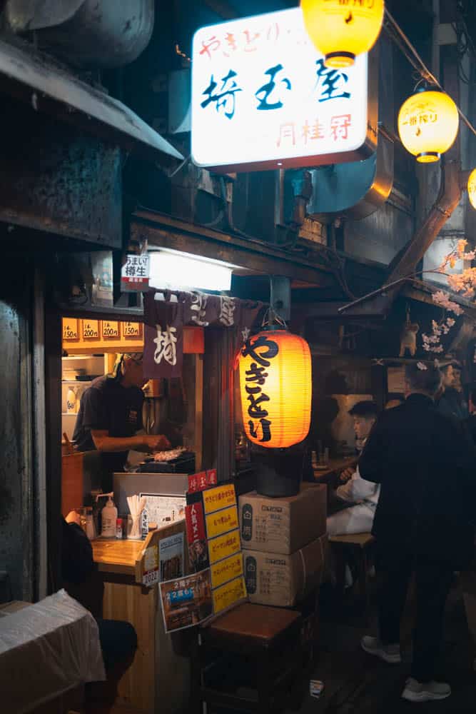 Omoide Yokocho di notte