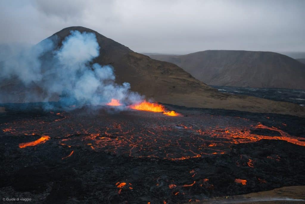 Eruzione vulcano Islanda 2022