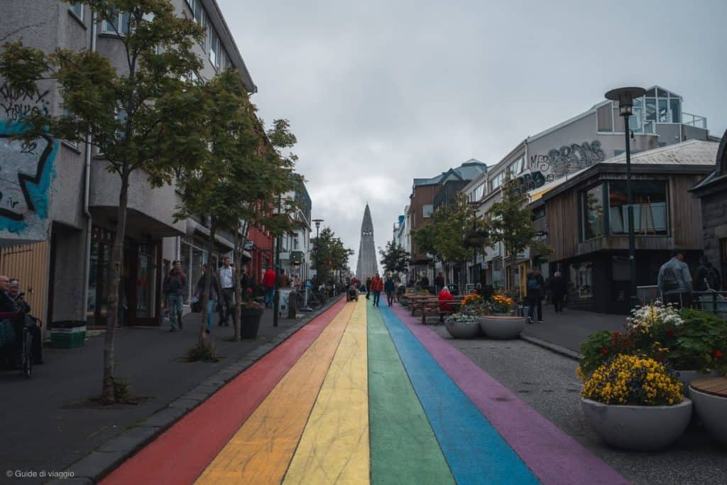 Rainbow street Reykjavik