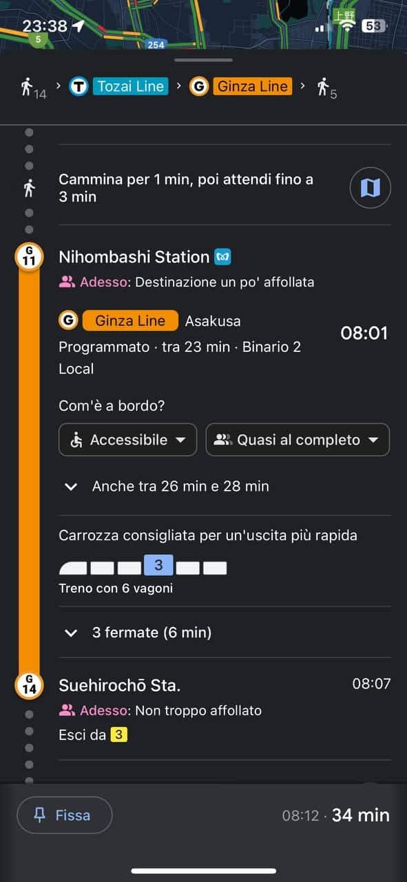 google maps in giappone