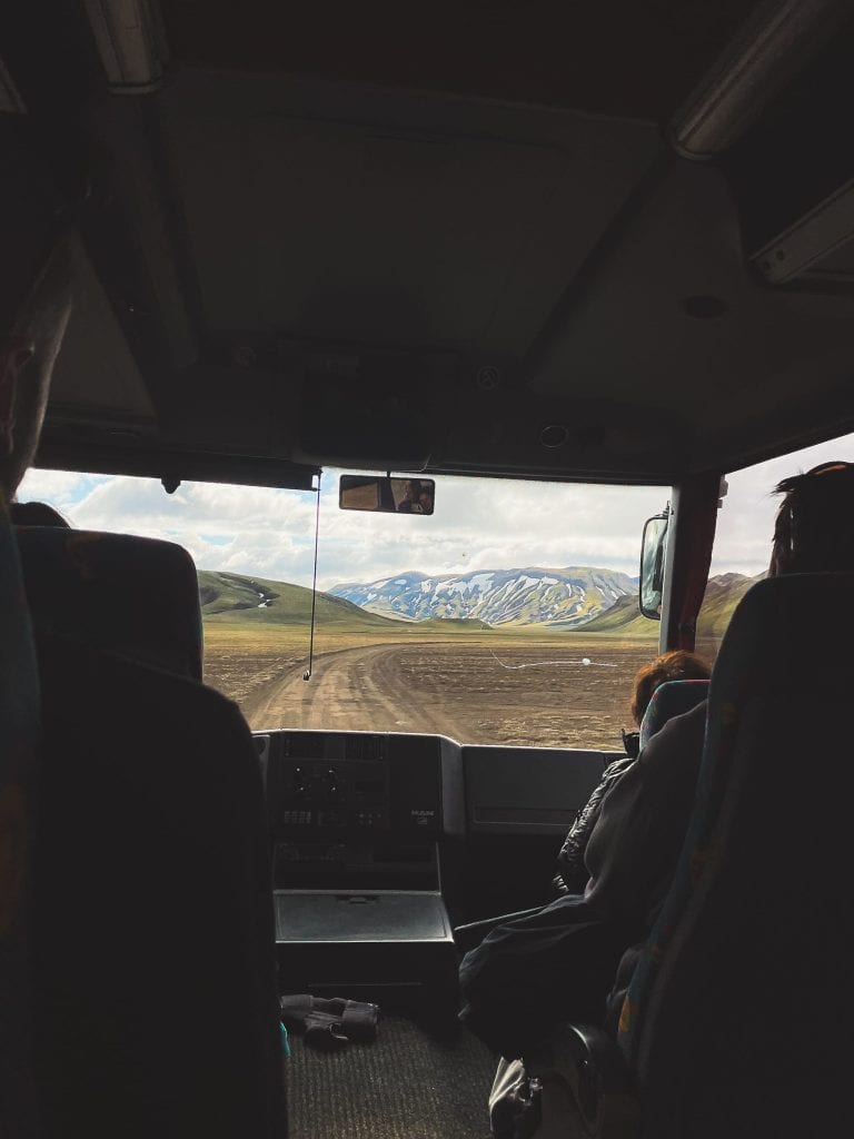 Autobus per Landmannalaugar