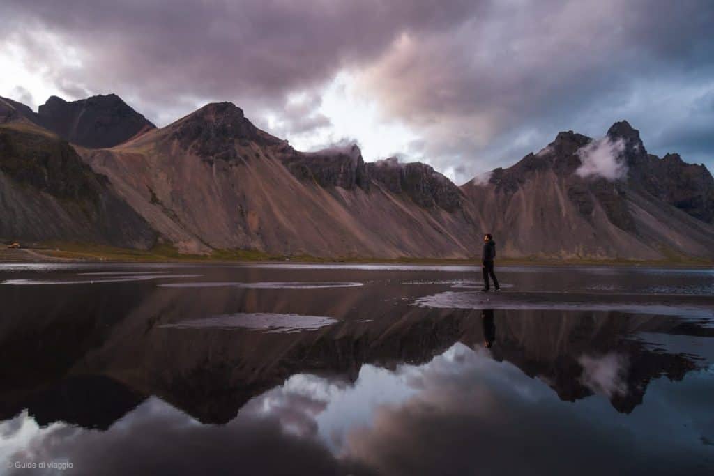 Vestrahorn al tramonto