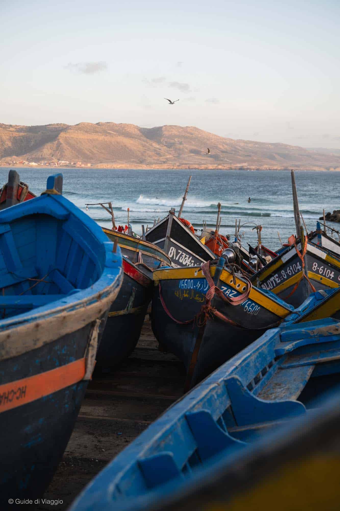 Barche nel porto di Imsouane
