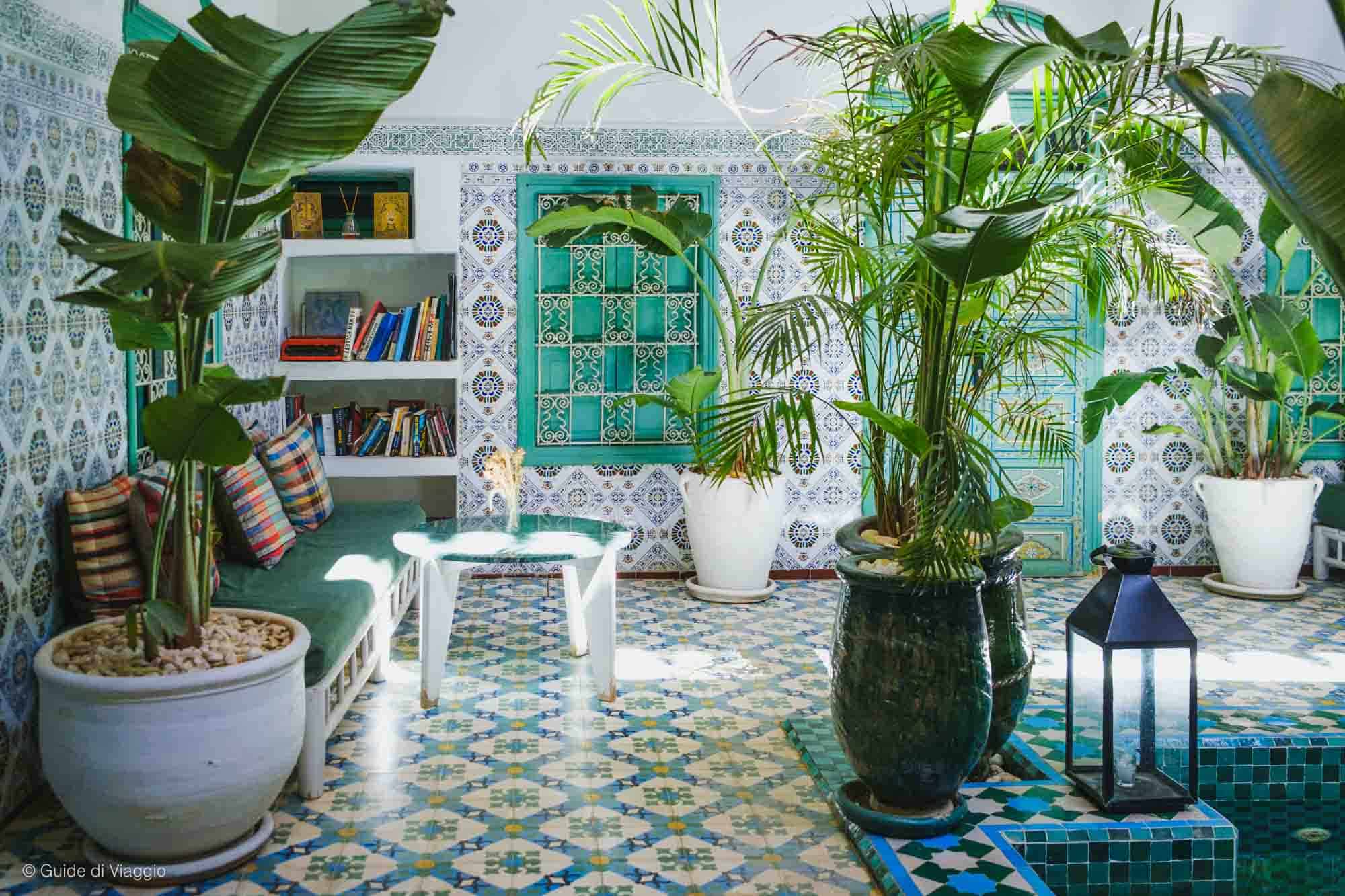 Interno del Riad Be a Marrakech, un ottimo posto dove dormire a Marrakech